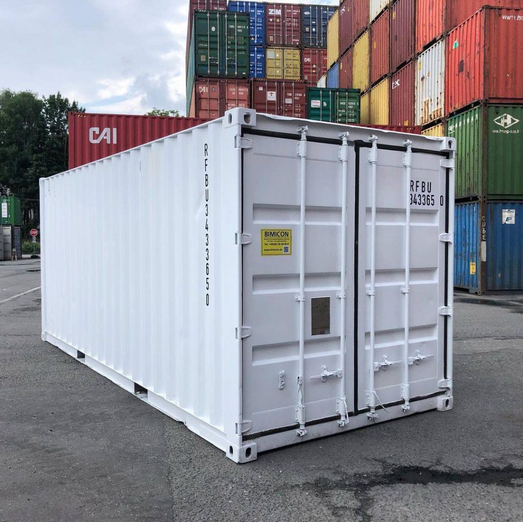 Buy ft Shipping Container One Trip White RAL R Н Containers Services