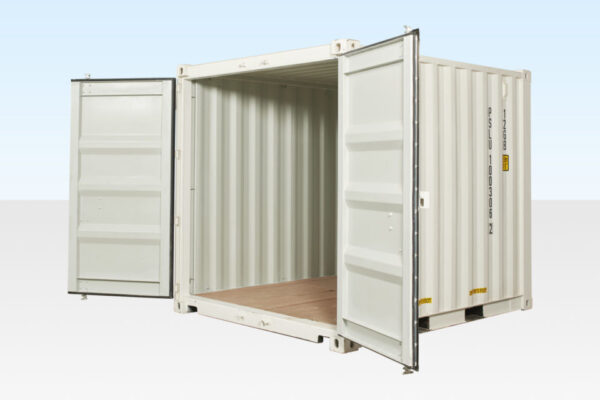 Midi Self Storage Container (80sqft) 8ft x 10ft - White Self Storage