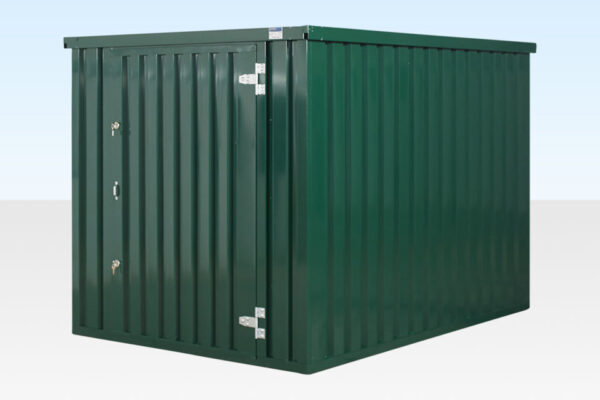 Flat pack container 4x3 Meters Black RAL 9005