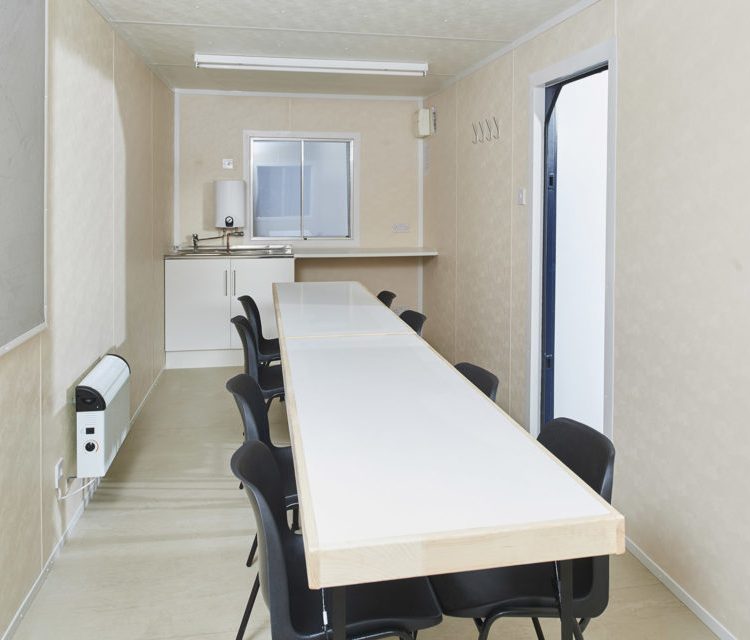 20Ft x 8Ft Steel Anti-Vandal Canteen Cabin