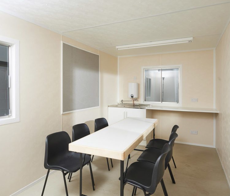 16Ft x 8Ft Steel Anti-Vandal Canteen Cabin