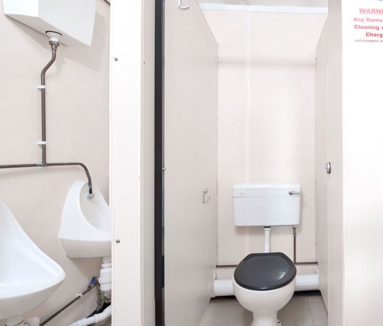 2+1 Steel Toilet Cabin 12Ft x 9Ft