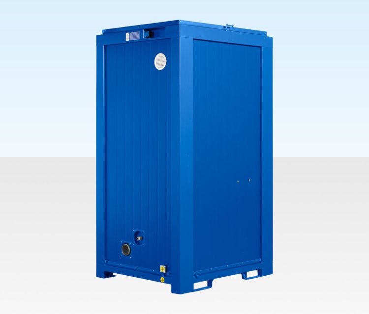 5Ft x 4Ft Single Mains Toilet (Blue)