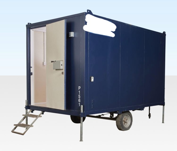12Ft x 7Ft 6in Steel Mobile Anti-Vandal Office Cabin