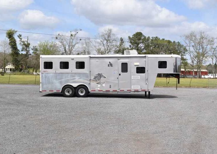 2007 American Spirit 8308LQ 3 Horse Trailer with 8' Short Wall