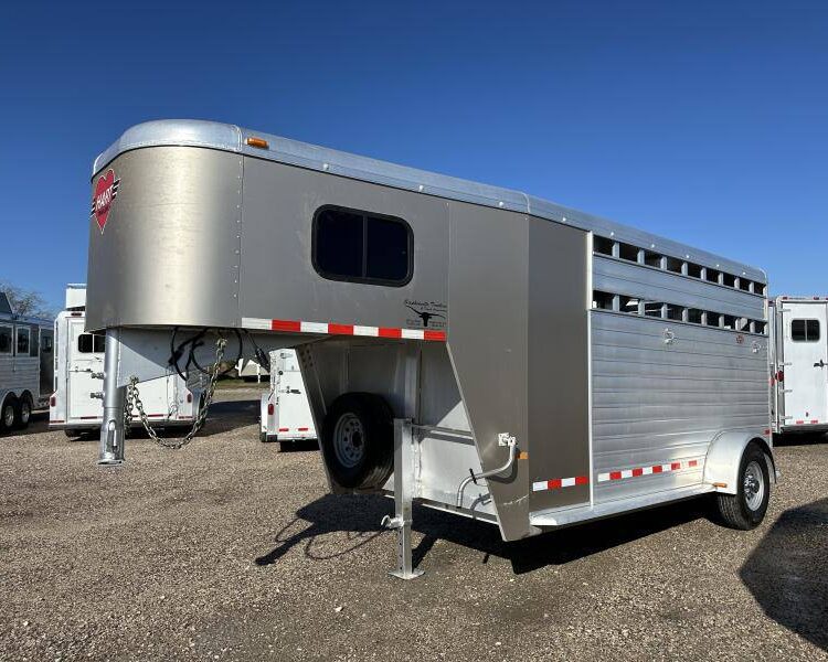 2012 Hart Trailers Short-Go Single Axle Stock / Stock Combo Trailer