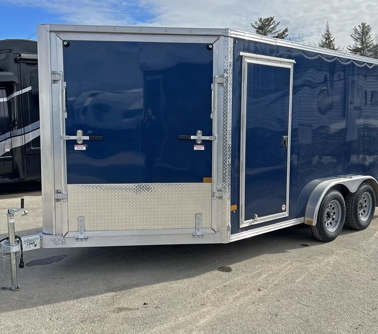 2023 High Country 7.5x14 Aluminum 2/3-Place Drive In/Out w/Tapered Ramp Doors