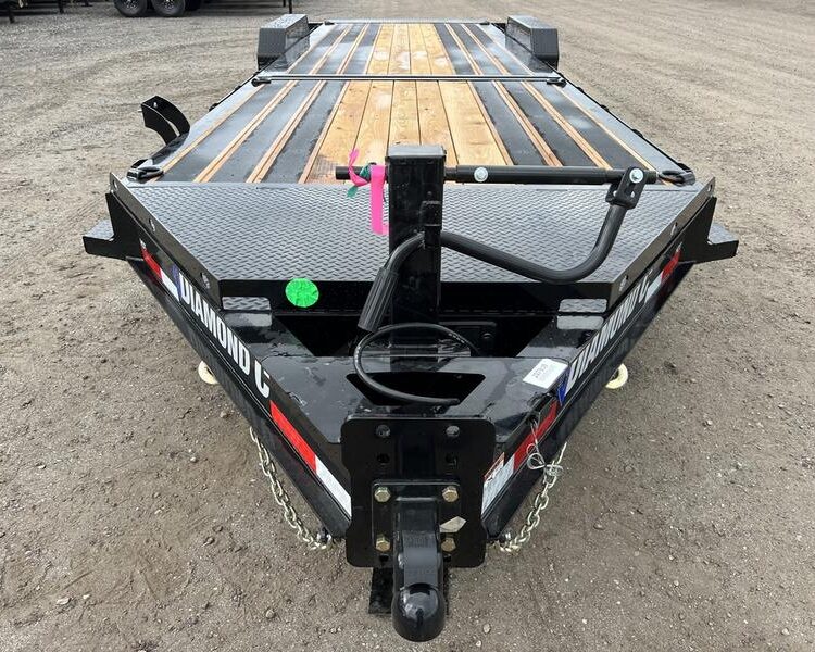 2024 Diamond C 7X24 20K Tilt Deck Equipment Trailer w/Spare Mount